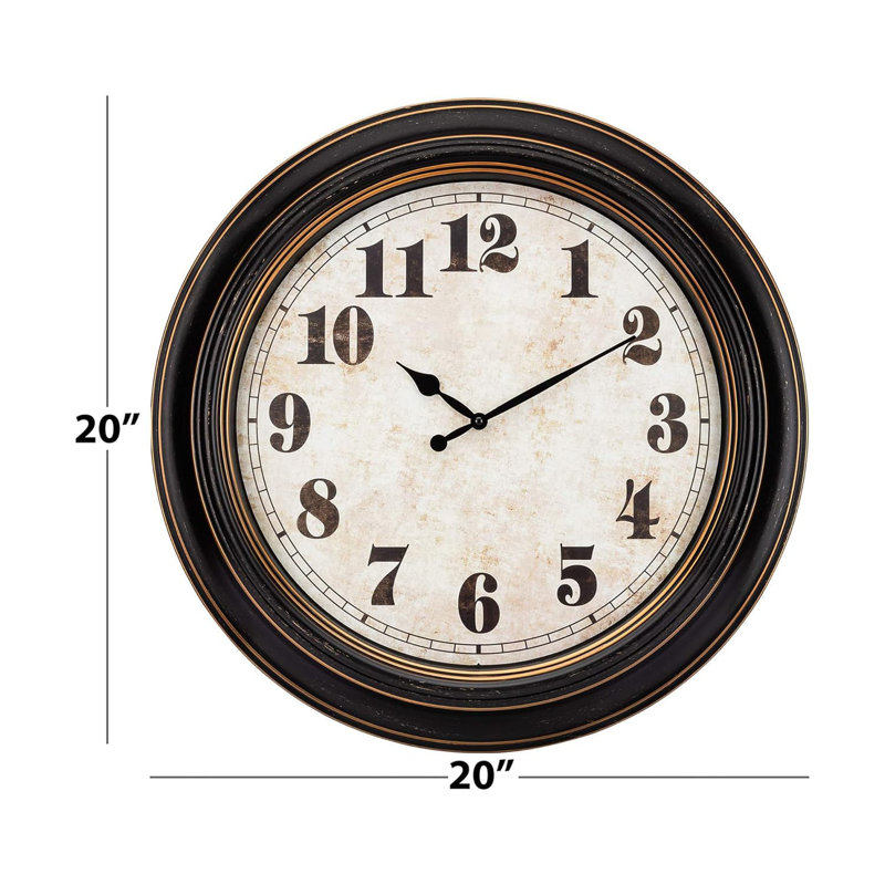 Novalee Metal Wall Clock