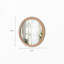 Miroir mural rond pour meuble-lavabo