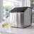 Newair 40 lbs Countertop Clear Ice Maker in Stainless Steel, FrozenFall™ Technology for Clear Ice, Insulated for Longer-Lasting Ice