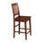 Vernon Modern Counter Stool - Pub Height Wooden Chairs, Set of 2, Mahogany-434452955