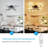 Lorrin Glass LED Semi Flush Mount