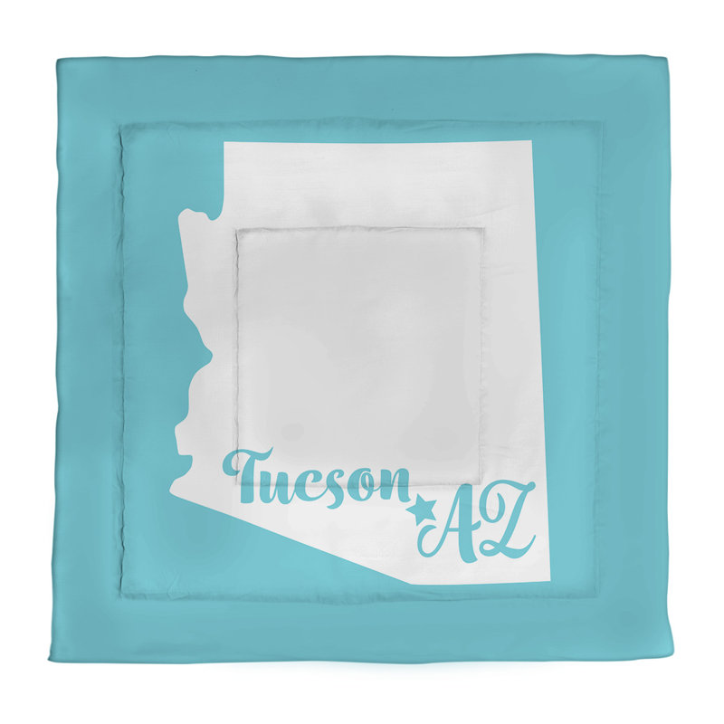 Tucson Polyester Comforter, Teal