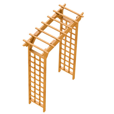Garden Trellis - Wooden Wedding Arch For Ceremonies Backyard Decor Elegant Occasion Wood Ceremony Decoration