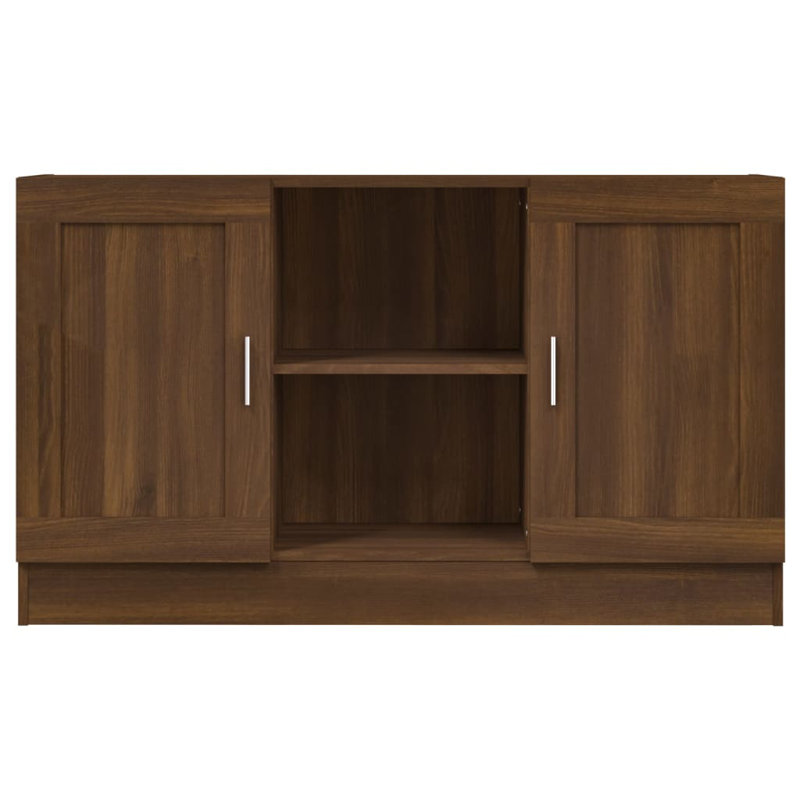 120 Cm Wide Sideboard, Brown Oak