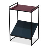 Naomi Enamel Magazine End Table