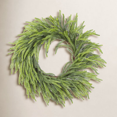 28"D Christmas Greenery PE Dripping Wreath