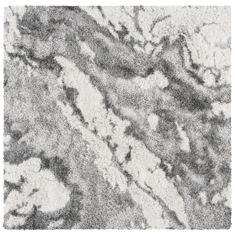 Anguiano 800 Performance Abstract Rug, Square 11'