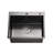 23"L × 19"W Drop-in Single Bowl Stainless Steel Kitchen Sink-122286226