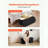 Oval Storage Ottoman Bench with Foldable Design and Teddy Fleece