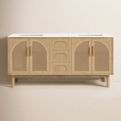 Emir 72" Cedar Double Bathroom Vanity