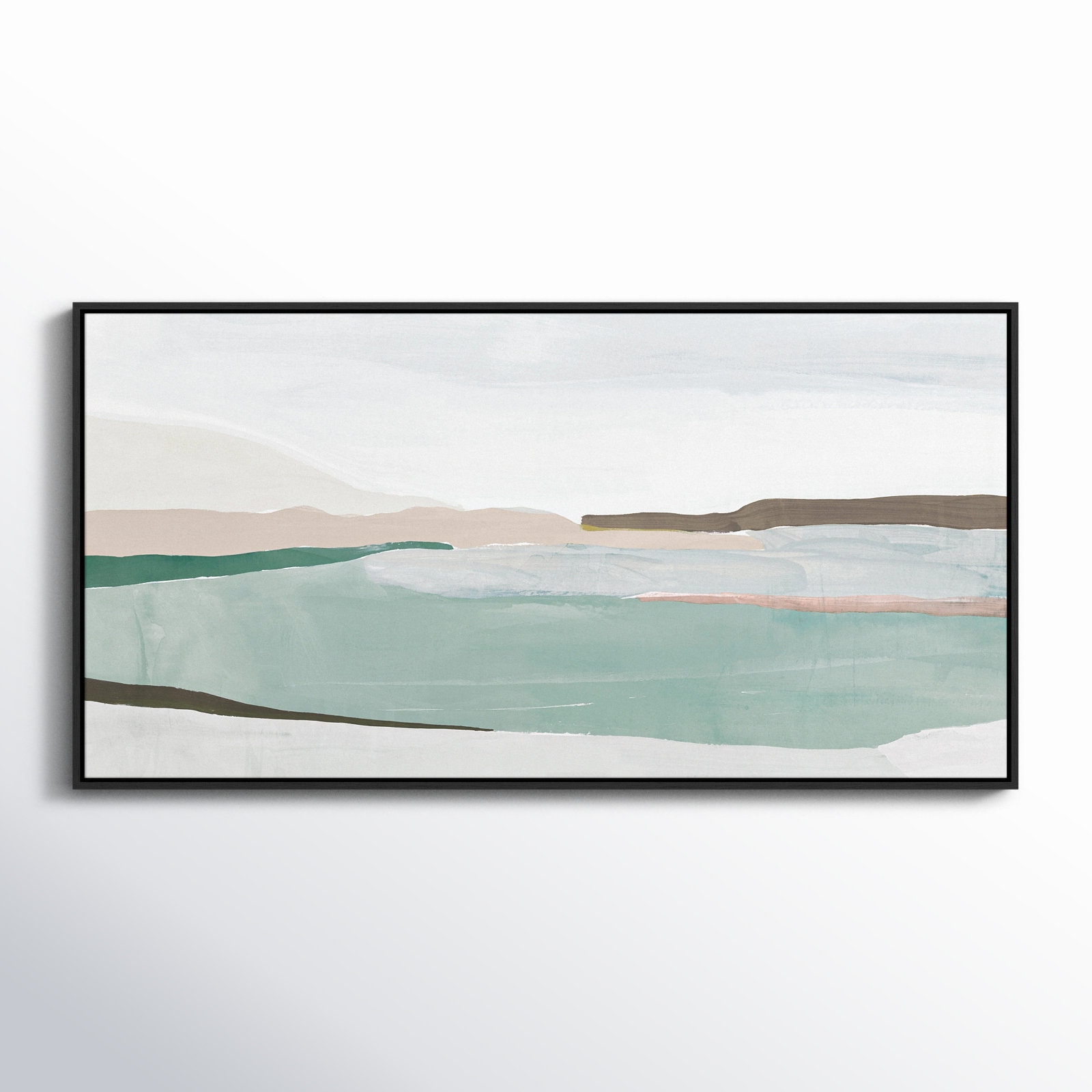 Kerala "Sole of the Land II" Print, Espresso, 25.5" H x 49.5" W x 2" D