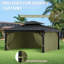 Rideaux à 4 panneaux latéraux pour pavillon de jardin, seulement rideaux-113300390-111655996