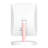 Infinity Trifold LED Makeup Mirror with 2x and 3x Magnification, Adjustable Mirror, Cordless Use