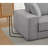 Bismark 133‘’W Convertible Sleeper Sofa-1054816863