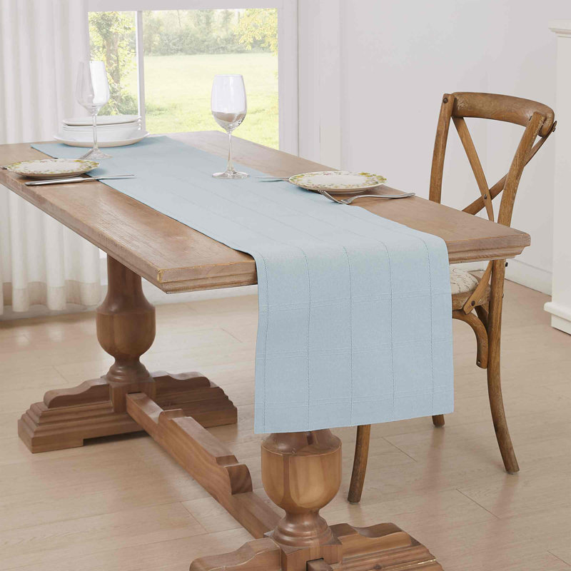 Izod Chadwick Lurex Runner, Blue, 90" L x 90" W