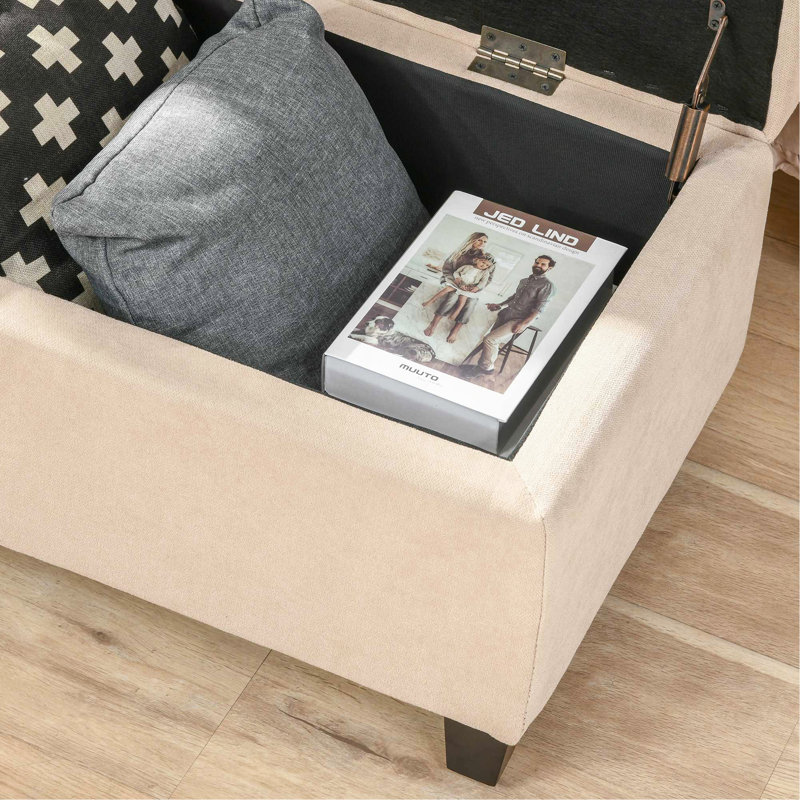 Banc de rangement repose-pieds