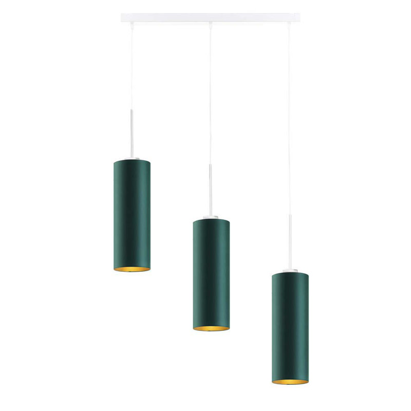 Tonasket 3 - Light Kitchen Island Pendant, Green/White