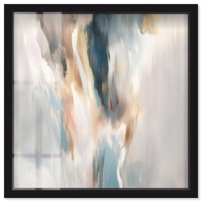 «Gilded Gorge II Shadowbox Print», art abstrait neutre par Art Remedy