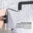 Modern Matte Black Single Handle Kitchen Faucet with Pull Out Sprayer and LED Temperature Display-99113324-130369151