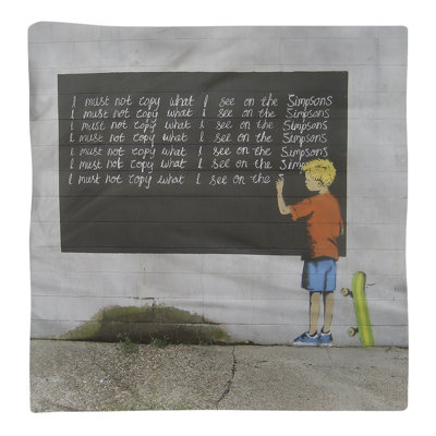 I Must Not Copy What I See on the Simpsons Dinner Napkin