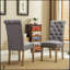 Ensemble de salle à manger 7 pièces Amonia avec table à pieds tournés et 6 chaises capitonnées, parfait pour des expériences culinaires élégantes et confortables-1069913414-1069913413