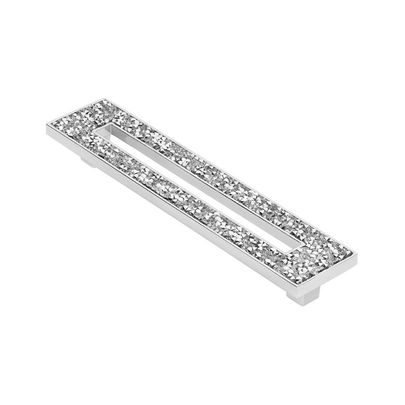 Poignée barre 5" centrée Carraway, Chrome poli