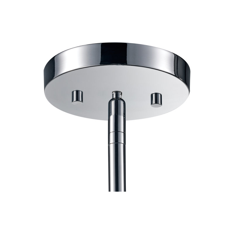 Lustre sphérique Spoutnik à 8 lumières Anastasia, Chrome poli