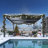 Gray Outdoor Louvered Aluminum Pergola-90611411