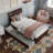 Lamareon Solid Wood Platform Bed with Footboard & Roll Out Trundle Bed-245492664-245492665