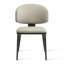  Chaises de salle à manger modernes en similicuir avec pieds en métal et chaises rembourrées ergonomiques (ensemble de 4)-126696861