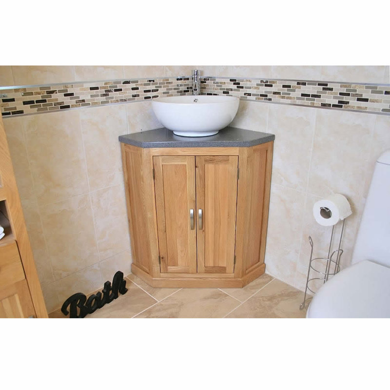Deloatch 550mm Single Bathroom Vanity with Vessel Ceramic Basin, Grey