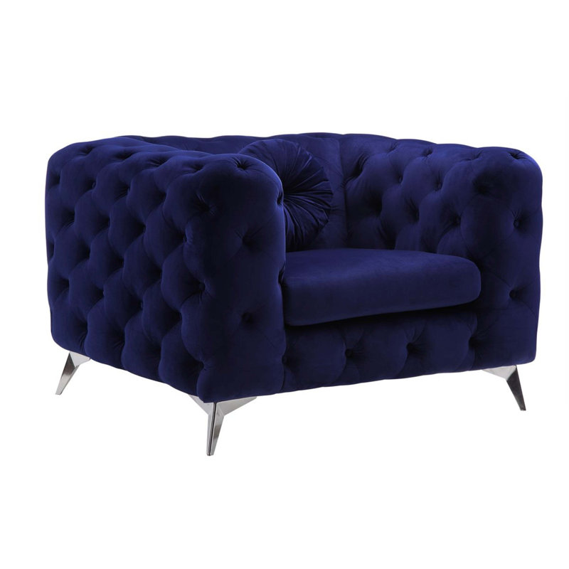 Chaise en velours Atronia
