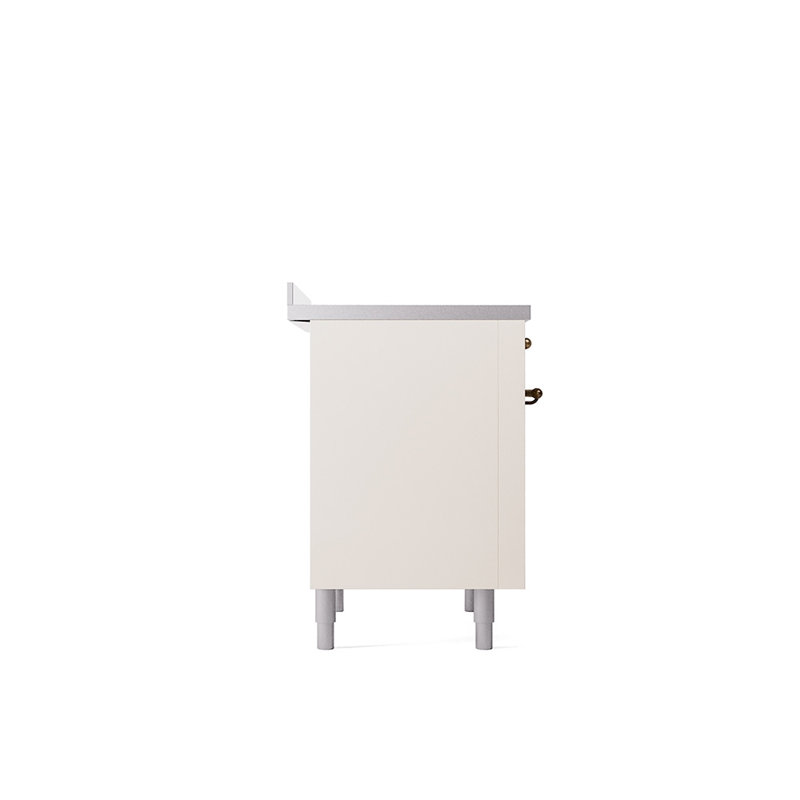 Cuisinière à induction 36 pouces avec 6 éléments à induction ILVE Nostalgie II Series (porte en verre)