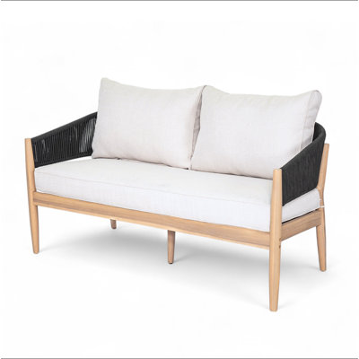 Causeuse d'extérieur en bois d'acacia Verona