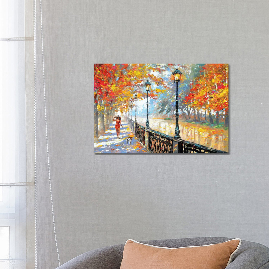 Herbst von Dmitry Spiros - Galerieverpackte Leinwand Giclée auf Leinwand ohne Rahmen