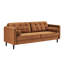 Jeses 204Cm Velvet Square Arms Sofa-1836154487