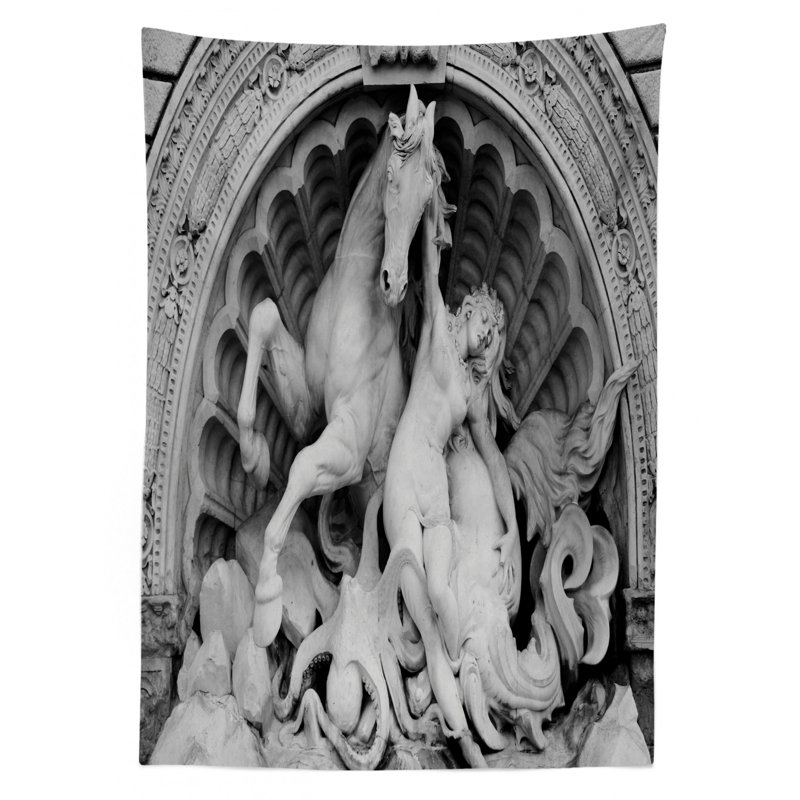 Sculptures Tablecloth, 84" L x 60" W