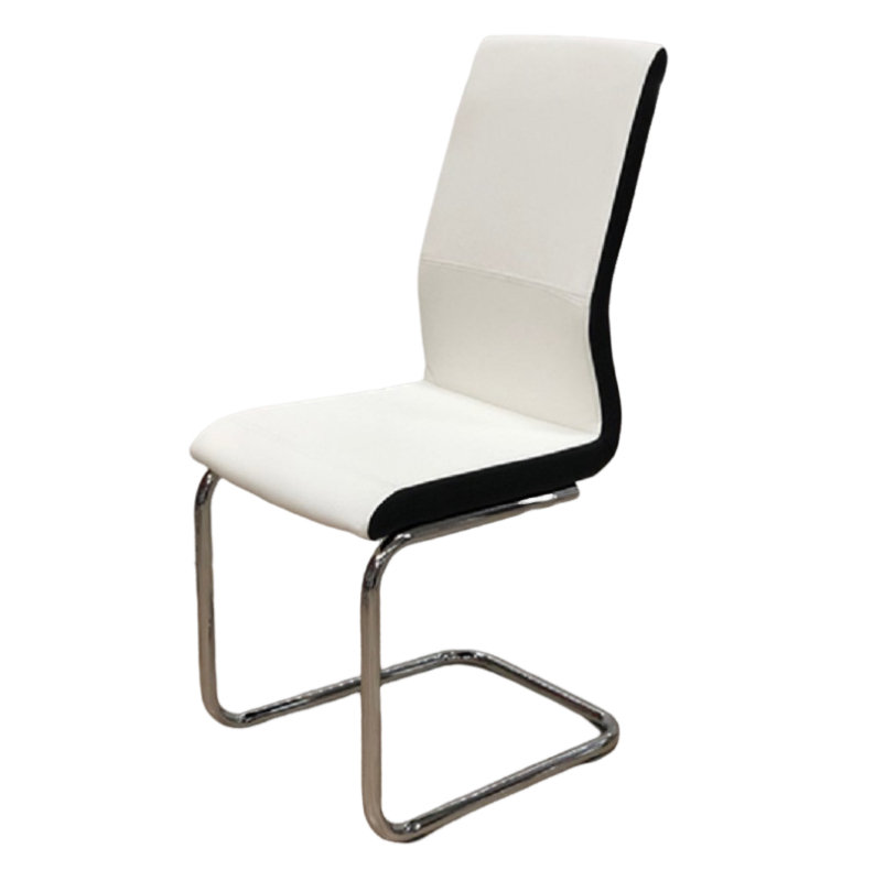 Ensemble de 4 chaises d'appoint Papaleo, Blanc