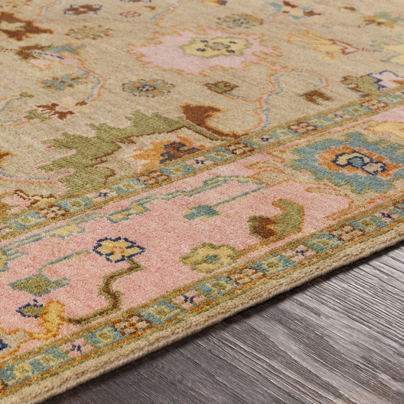 Hillcrest Wool Oriental Area Rug, Rectangle 9' x 13'