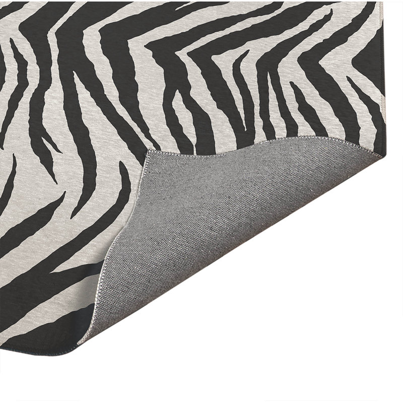 Paillasson Zebra, Ivoire ivoire, L 48 po x L 72 po