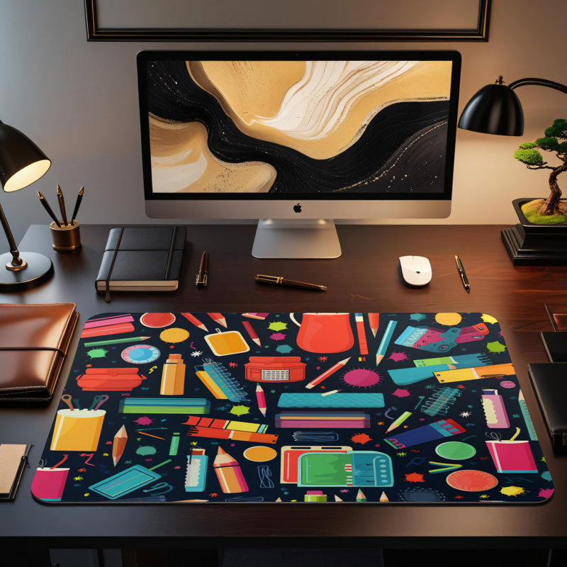 Polyester Desk Pad, 23.6x13.8