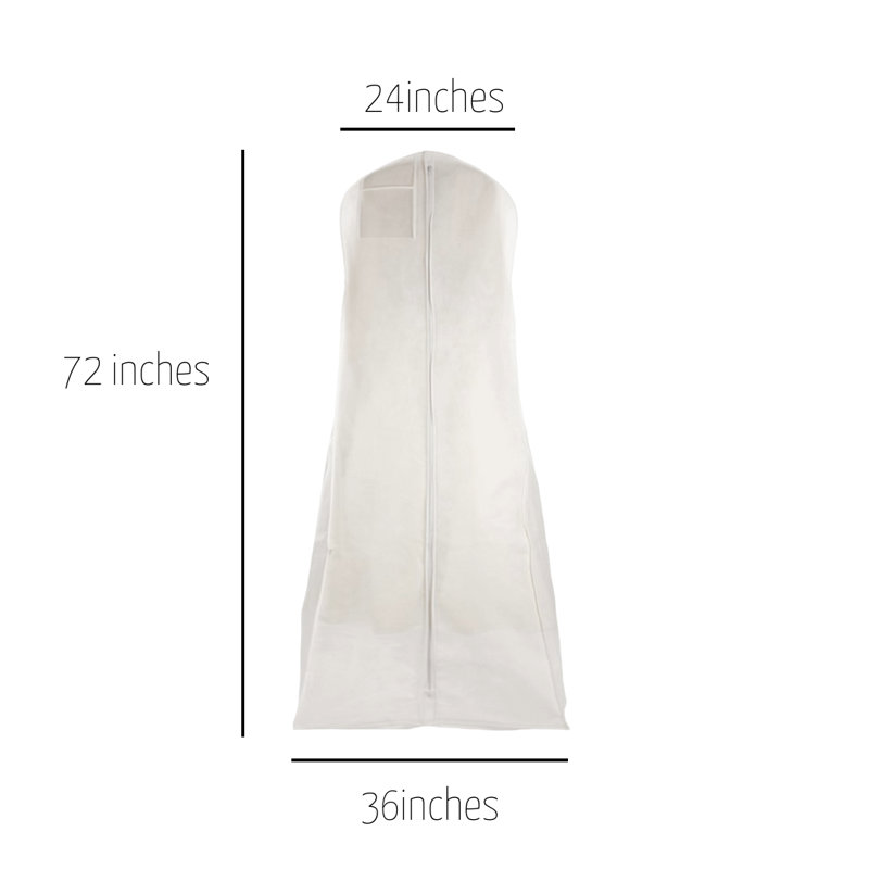 Sac à vêtements en tissu, Blanc