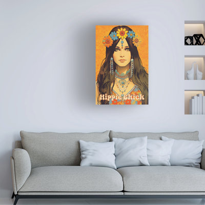 Sasha Hippie Chix VIII Canvas Art