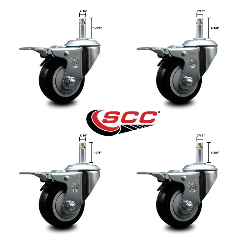 Stem Caster, Black