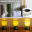 9'' Modern Green Glass Accent Table Lamp with Dimmer, cULus Certified for Bedroom Nightstands, Living Room Side Tables, Home Offices Desks or Contemporary Decor-657469558