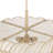Clapp 5 Light Pendant in Almond with Ivory Linen-1432814406