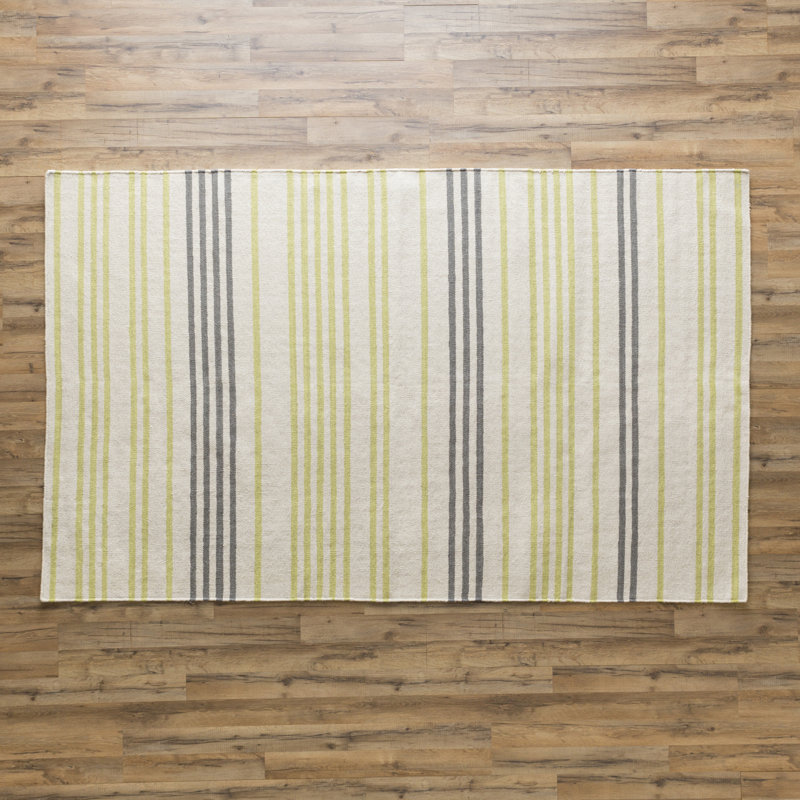 Kinney Wool Striped Indoor Rug, Rectangle 8' x 11'