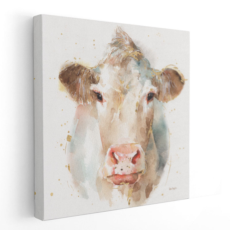 «Farm Friends II», reproduction d'art sur toile, H 12 po x l 12 po