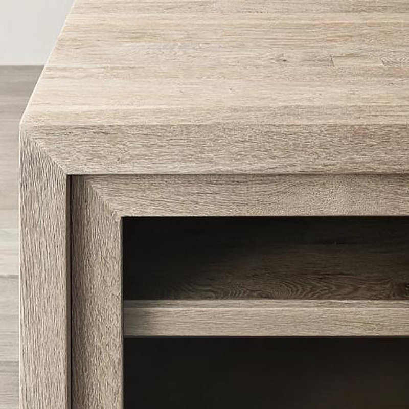 Meuble télé américain simple, Gris clair