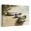 Rowboats Waiting Abstract Coastal Wall Art Print-1414374284